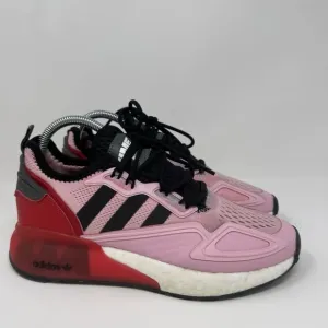 Adidas Ninja’s ZX 2K Boost FZ0454 Mens True Pink/Core Black/Scarlet Shoes Size 6