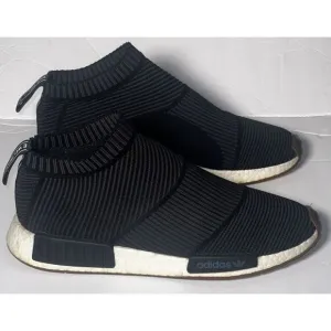 Adidas NMD CS1 City Sock PK‎ Size 12 Primeknit Black Gum BA7209 Ultra Boost