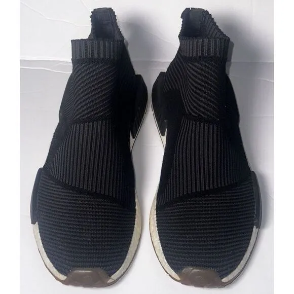 Adidas NMD CS1 City Sock PK‎ Size 12 Primeknit Black Gum BA7209 Ultra Boost