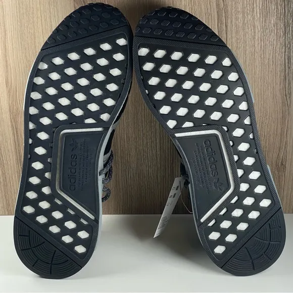adidas NMD Gray and Black Athletic Shoes with Slip-On make an offer free s/h