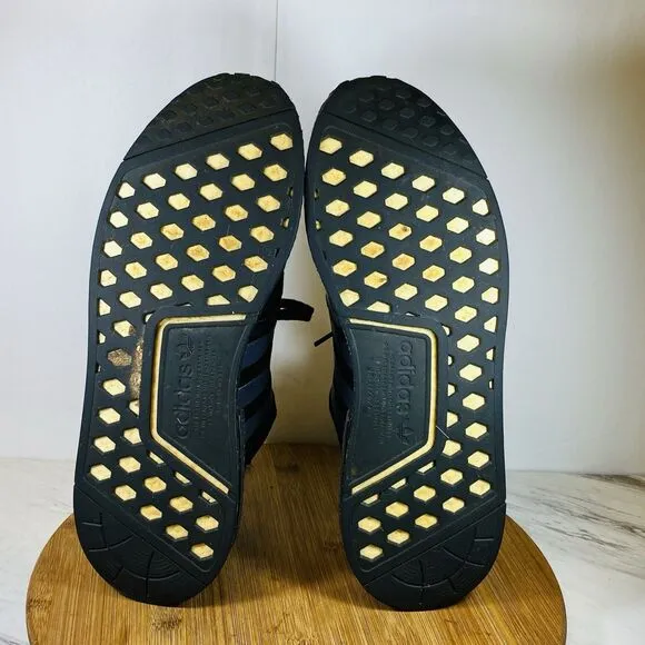 Adidas NMD R1 FV8025 Black Lace Up Low Top Sneaker Shoes Size Men's 13