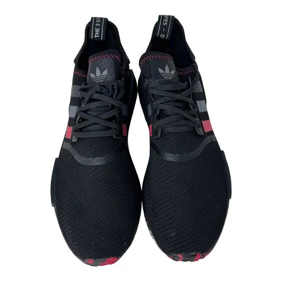 Adidas NMD R1 Running Shoes Sneakers Lace Up Low Top G26514 Black Mens Size 11.5