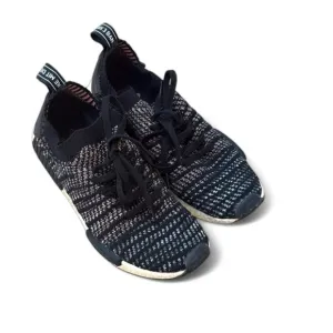 Adidas NMD_R1 Primeknit Men’s 11 Black White Boost Knit Lightweight Shoes