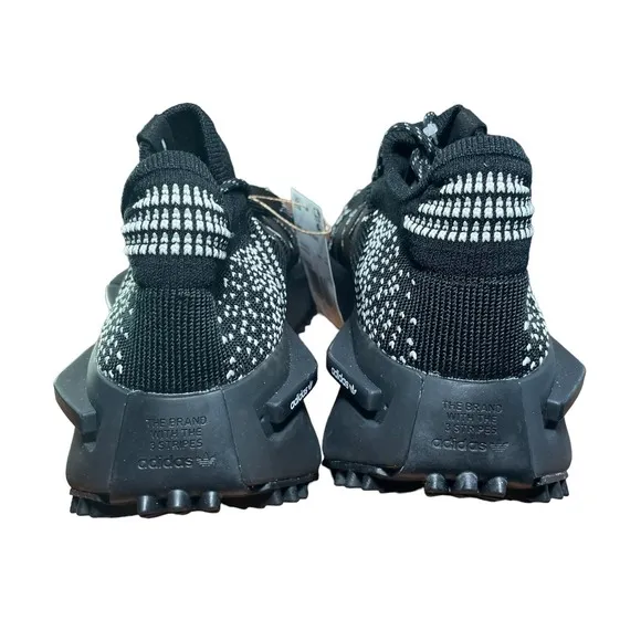 Adidas NMD_S1 Neighborhood Knit Black White Shoes ID4854 Men's Size 11.5