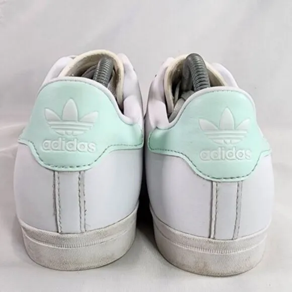 Adidas Originals Coast Star Low Top Shoes White Ice Mint EE8911‎ Women's Size 10