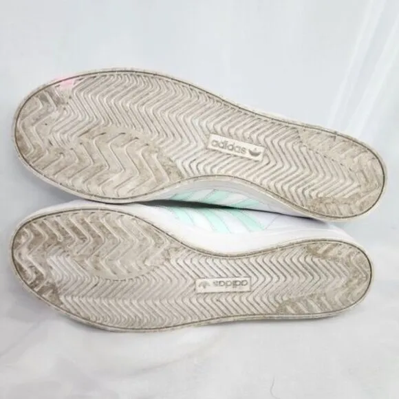 Adidas Originals Coast Star Low Top Shoes White Ice Mint EE8911‎ Women's Size 10