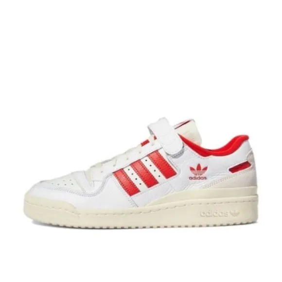 Adidas Originals Forum 84 Low Mens Lifestyle Shoes White Red GY5848 NEW Multi Sz