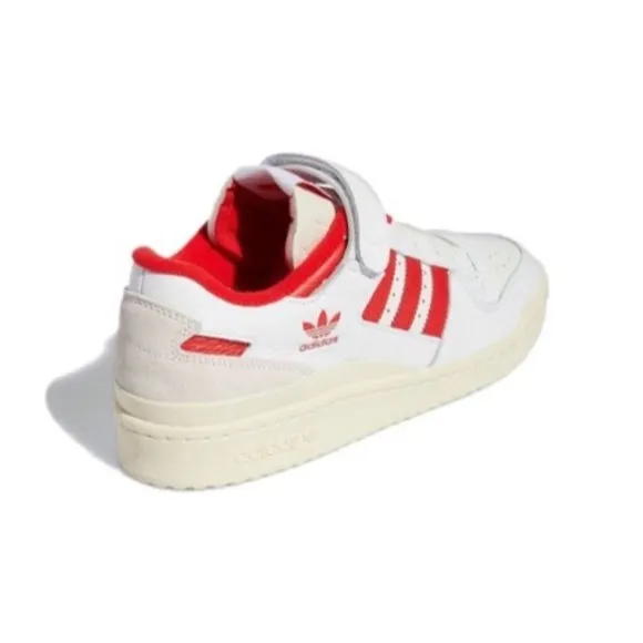 Adidas Originals Forum 84 Low Mens Lifestyle Shoes White Red GY5848 NEW Multi Sz