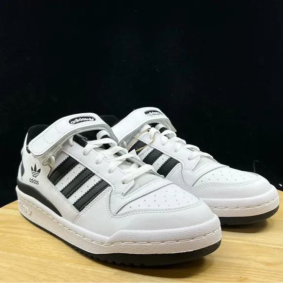 Adidas Originals Forum Low Shoes White Black FY7757 Men's Multi Size NEW