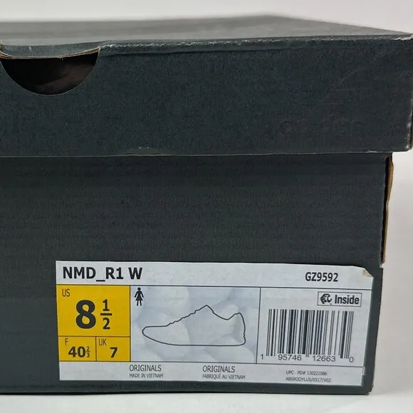 adidas Originals NMD R1 Womens Ecru Tint Yellow Running Shoes Sneakers GZ9592