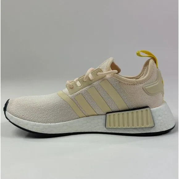 adidas Originals NMD R1 Womens Ecru Tint Yellow Running Shoes Sneakers GZ9592