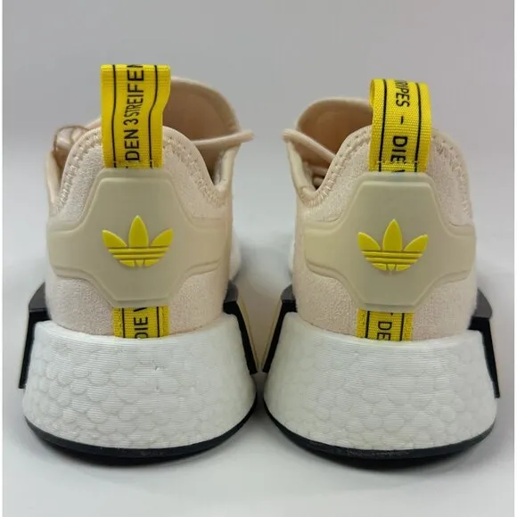 adidas Originals NMD R1 Womens Ecru Tint Yellow Running Shoes Sneakers GZ9592