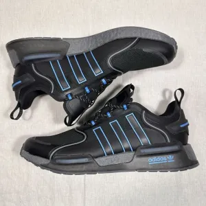 Adidas Originals NMD_R1 V3 Athletic Low Top Shoes Black Blue HQ6637 Mens Size 11