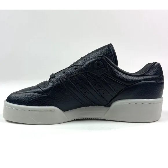 Adidas Originals Rivalry Lux Mens 8 Black Basketball Shoes Sneakers Low ID3950