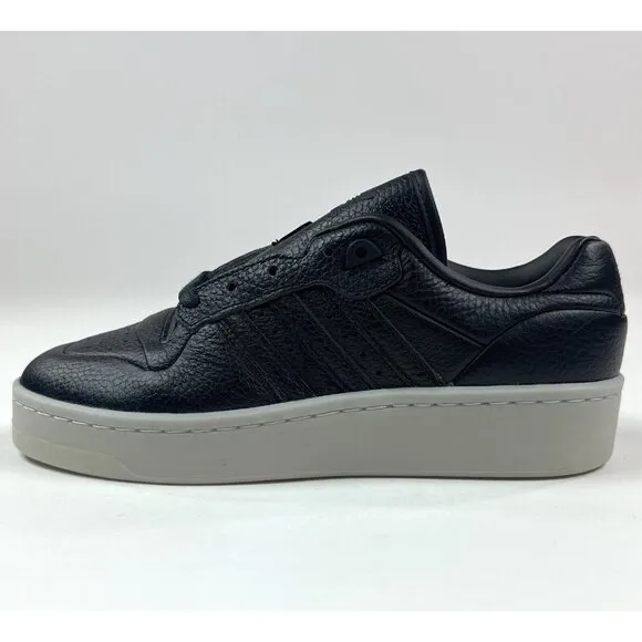 Adidas Originals Rivalry Lux Mens 8 Black Basketball Shoes Sneakers Low ID3950