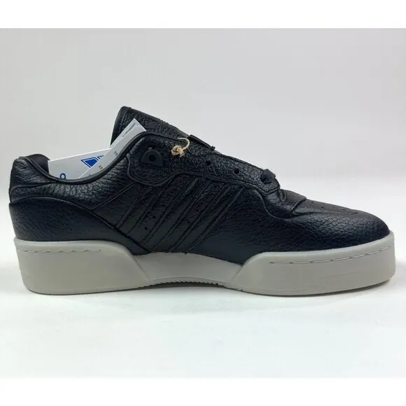 Adidas Originals Rivalry Lux Mens 8 Black Basketball Shoes Sneakers Low ID3950