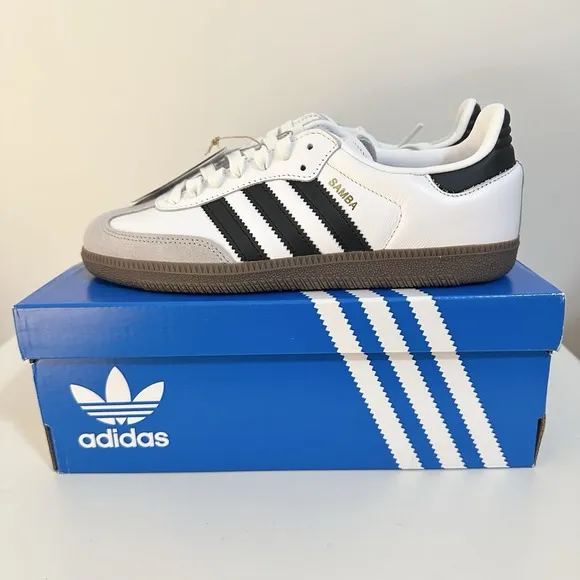 adidas Originals Samba OG White Black Gum Men Unisex Casual Shoes B75806