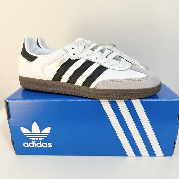 adidas Originals Samba OG White Black Gum Men Unisex Casual Shoes B75806