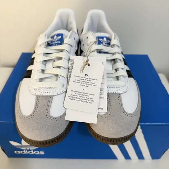 adidas Originals Samba OG White Black Gum Men Unisex Casual Shoes B75806
