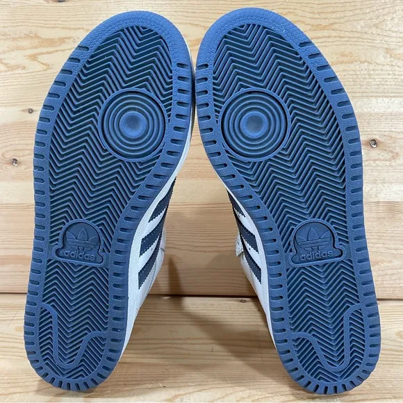 adidas Originals Top Ten Basketball Shoes# FY7095RetroMen's 8White Crew Blue