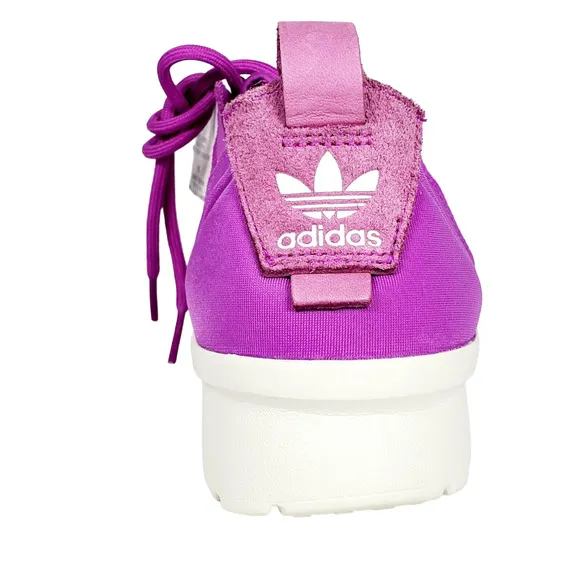 adidas Originals ZX Flux ADV Virtue W Running Shoes Size 9 Shock Purple/Core Wh.