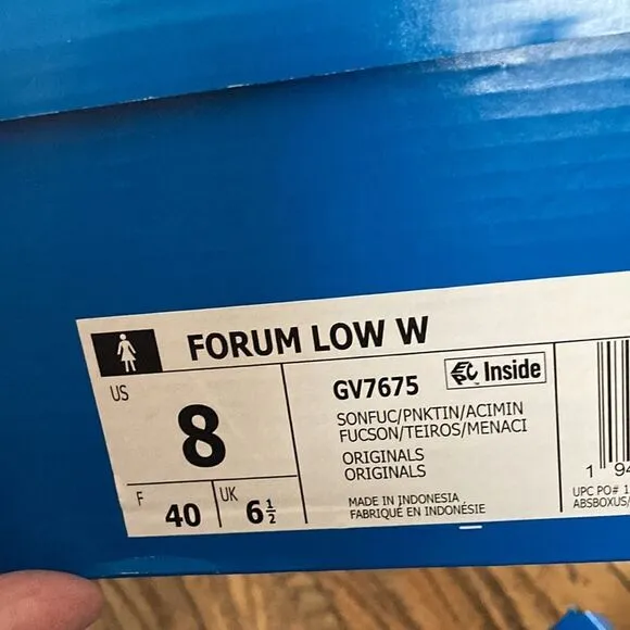 Adidas Originals Forum Plus W, Forum Low W &amp; Forum Low Pink Size 7 ONLY