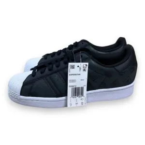 Adidas Original Superstar 'Monogram Logo - Black' GX8412 Men's 7.5