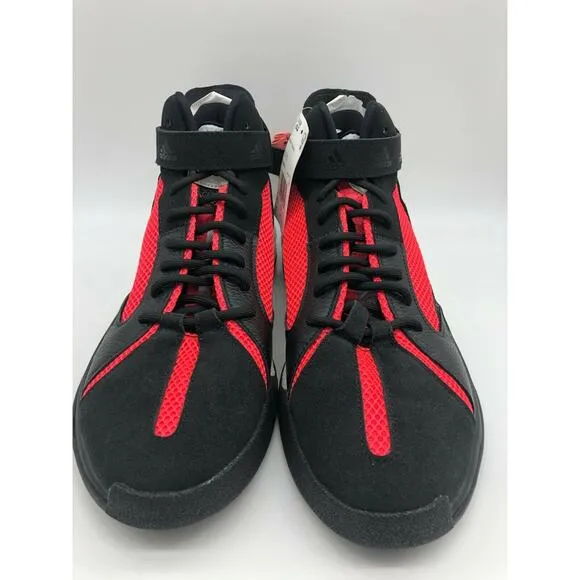 adidas Posterize Men's Basketball Core Black Shock Red Silver EG6879 Size 10