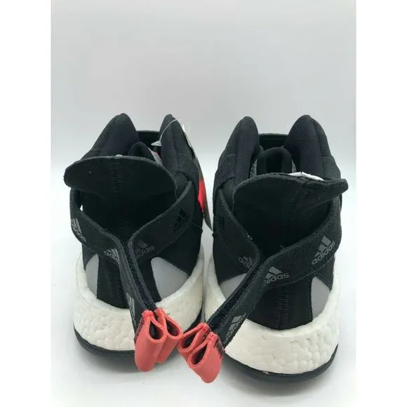 adidas Posterize Men's Basketball Core Black Shock Red Silver EG6879 Size 10