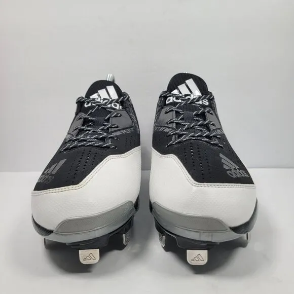 Adidas PowerAlley 4 Men's Black White Baseball Cleats Q16481 US Size 13 NWB