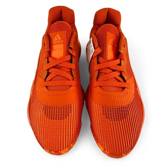 adidas Pro Bounce 2019 Low Solar Red White Men's Basketball Shoes EF0670