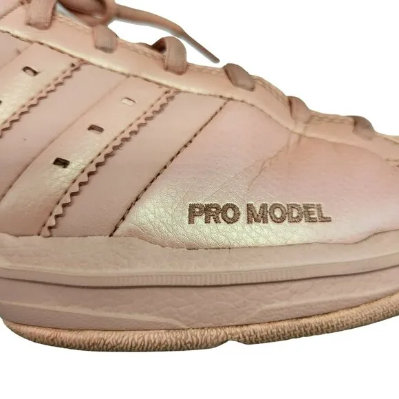 Adidas Pro Model 2G Glow Metallic Pink High Top Basketball Shoes Men's 7.5