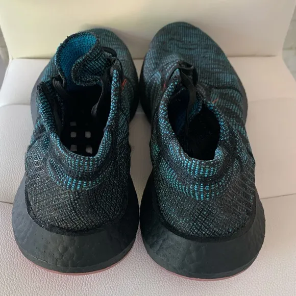 Adidas PureBoost Go Mens Size 12 Cyan Athletic Running Shoes Sneakers 121522550