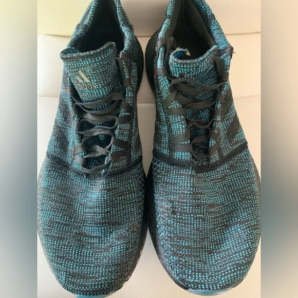 Adidas PureBoost Go Mens Size 12 Cyan Athletic Running Shoes Sneakers 121522550