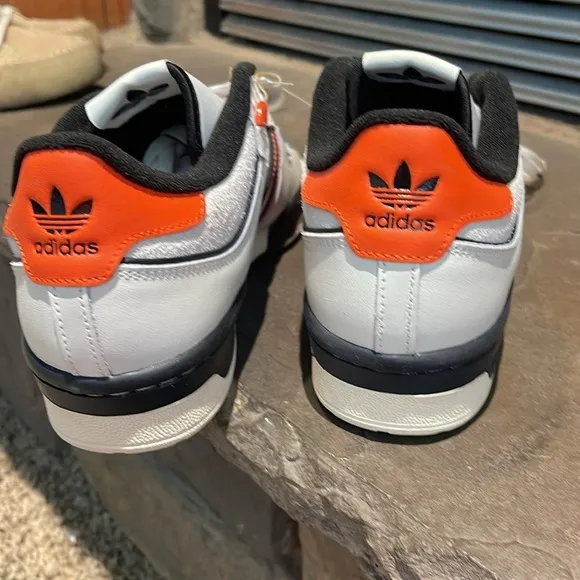 adidas Rivalry 86 Low Cloud White/Core Black/Semi Impact Orange