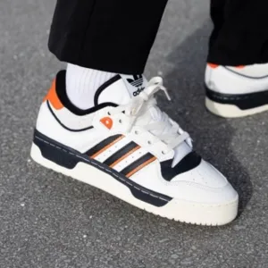 adidas Rivalry 86 Low Cloud White/Core Black/Semi Impact Orange