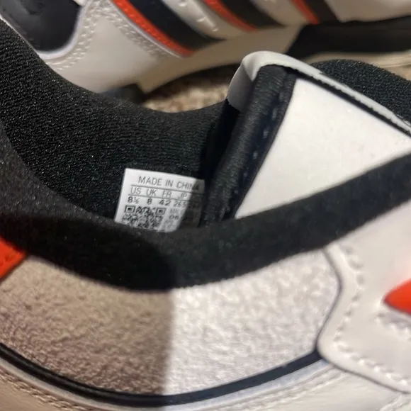 adidas Rivalry 86 Low Cloud White/Core Black/Semi Impact Orange