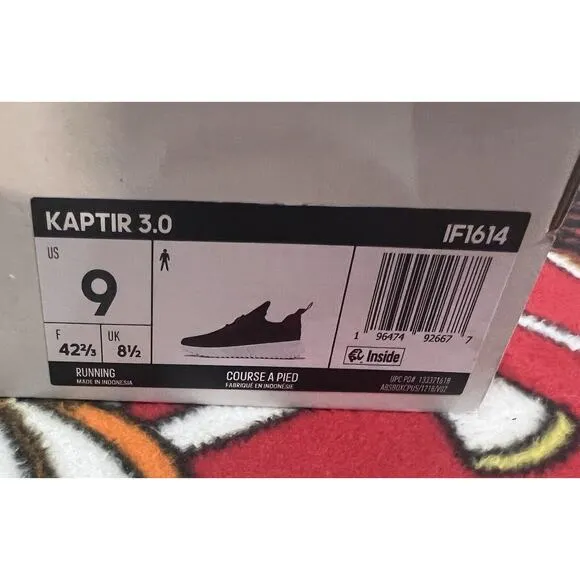 Adidas Running‎ Shoes Men size 9 Kaptir 3.0 lightweight new Joggers Maroon White