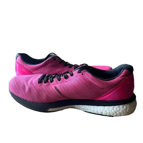 Adidas Running Shoes Mens Size 8 Adizero Boston 8 Shock Pink F34059