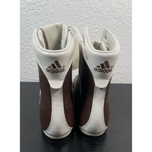 Adidas Shosan High leather boxing wrestling shoes VTG Y2k 2003 Men’s Sz 8 - NWT