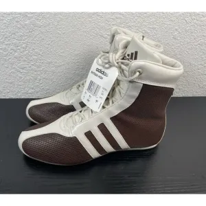 Adidas Shosan High leather boxing wrestling shoes VTG Y2k 2003 Men’s Sz 8 - NWT