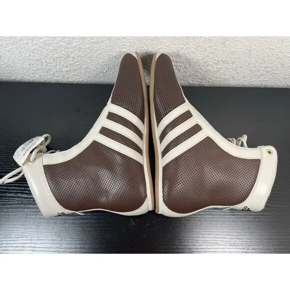 Adidas Shosan High leather boxing wrestling shoes VTG Y2k 2003 Men’s Sz 8 - NWT
