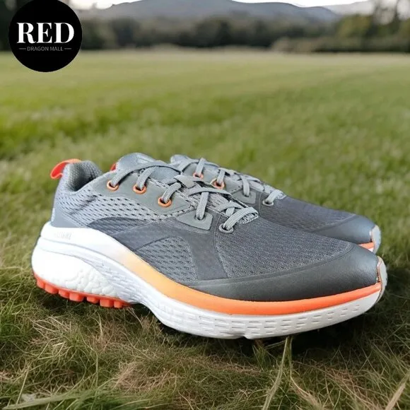 Adidas Solarmotion Spikeless Golf Shoes Gray Impact Orange GX9013 - Men's Size 9