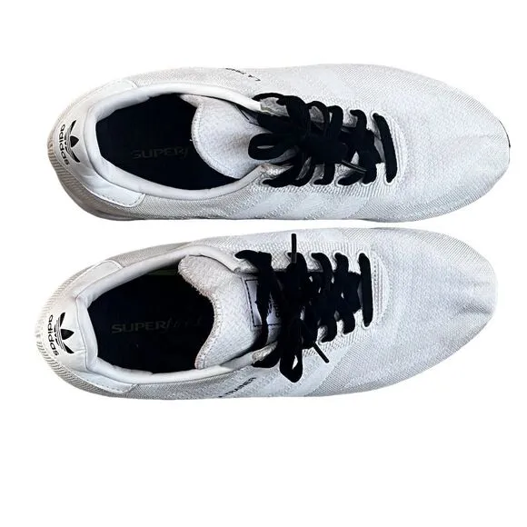 Adidas Supernova Men's White Sneakers Size 10.5 US Running Walking Shoes