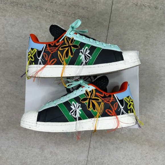 Adidas Superstar AEC Sean Wotherspoon Black Low Top Shoes Mens 10