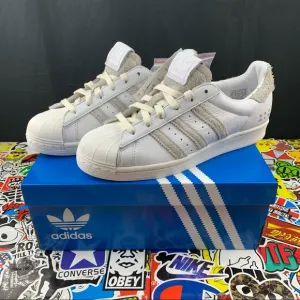 Adidas Superstar Shag Stripe Size 6.5 Mens / 8 Womens