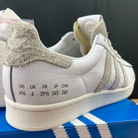 Adidas Superstar Shag Stripe Size 6.5 Mens / 8 Womens