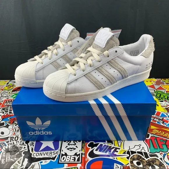 Adidas Superstar Shag Stripe Size 6.5 Mens / 8 Womens