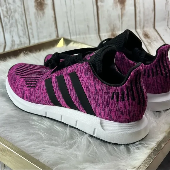Adidas Swift Run J Shock Pink Sneakers NEW