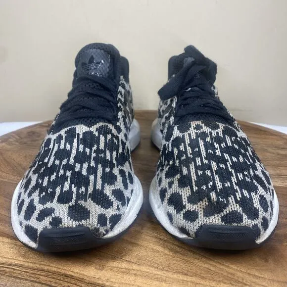 Adidas Swift Run Leopard Print Womens Animal Print Size 6.5 Shoes